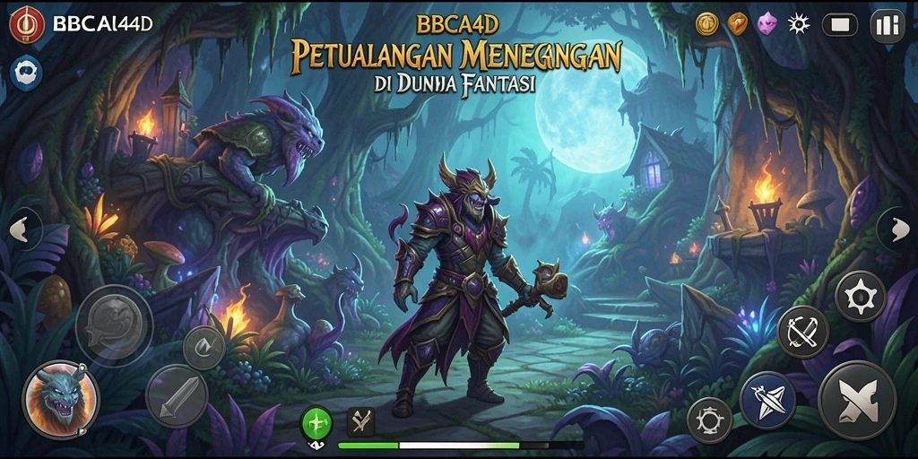 Gameplay menegangkan dalam dunia fantasi BBCA4D.