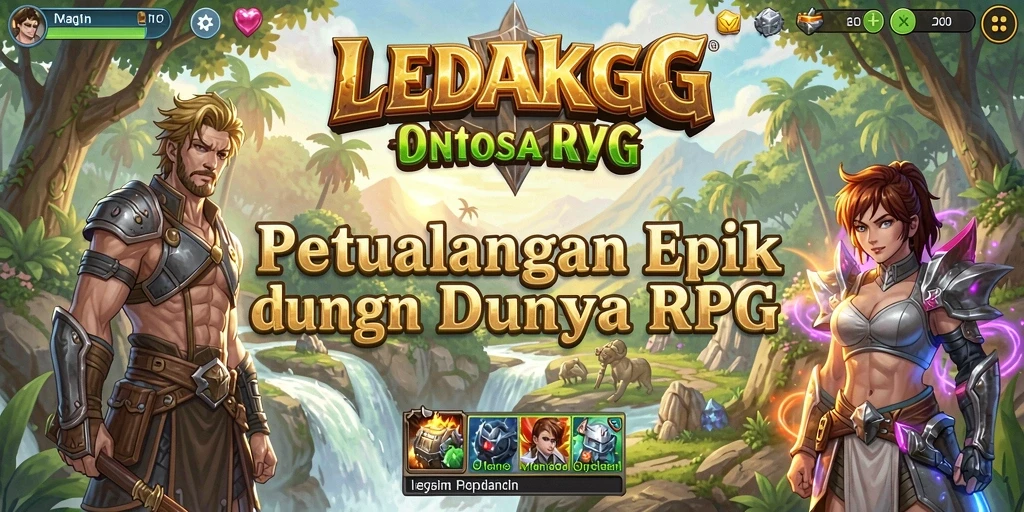 Tampilan gameplay RPG yang mengasyikkan dan memikat.
