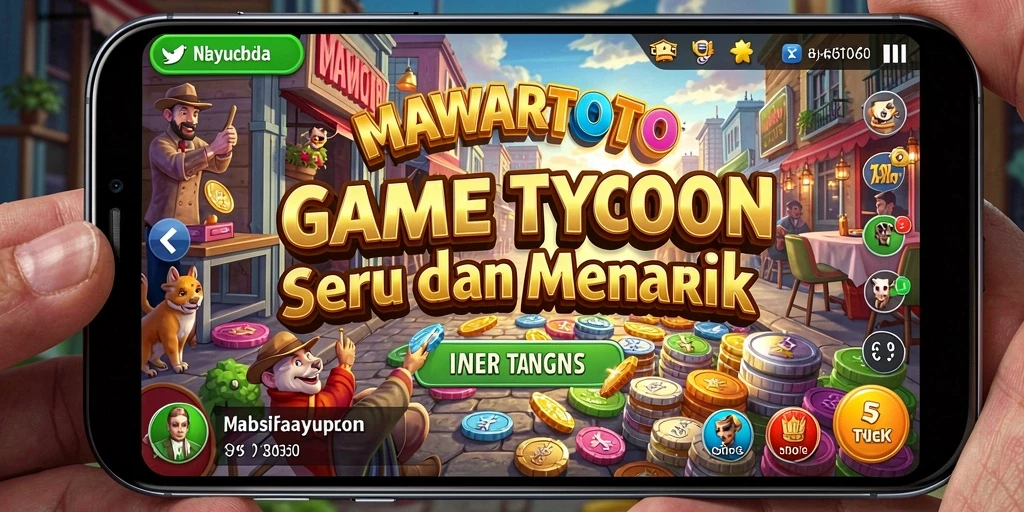 Tampilan gameplay MAWARTOTO yang menampilkan pengelolaan bisnis secara mendalam.