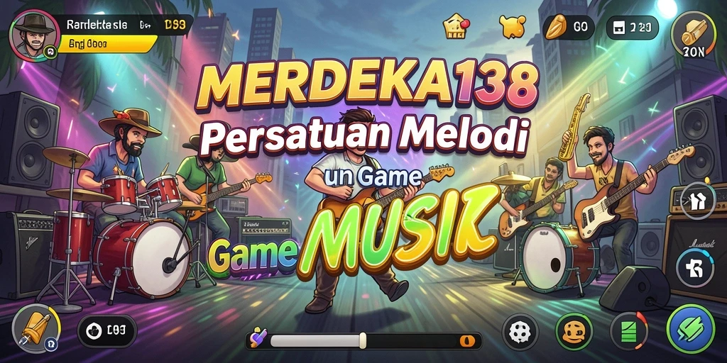 Tampilan gameplay MERDEKA138 yang menarik dan penuh warna.