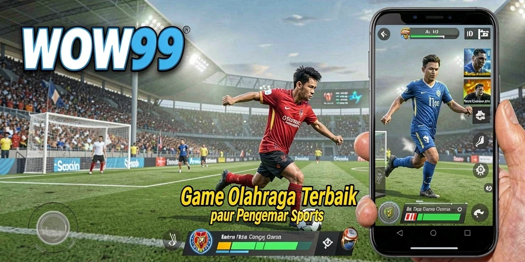 Tampilan seru gameplay WOW99 dengan aksi olahraga yang intens.