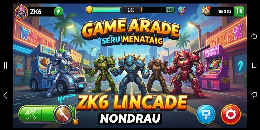 Tampilan gameplay seru dari ZK6 yang menantang.
